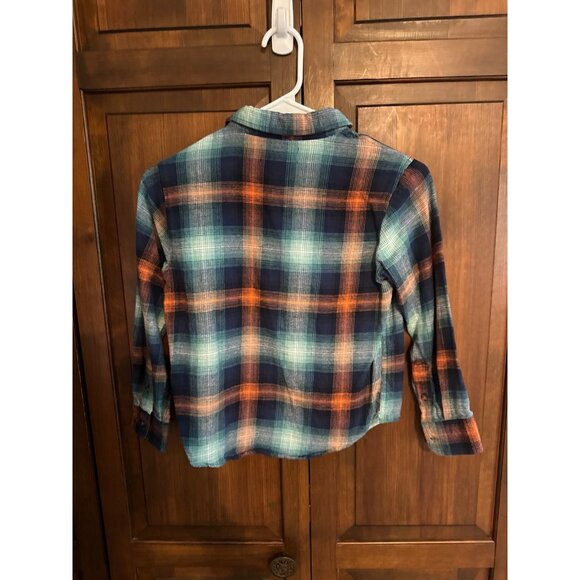 Old navy flannel button down shirt size 8 - Picture 3 of 3